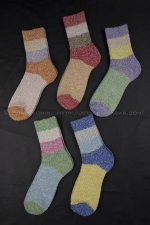 奈良靴下　ブークレー5段きりかえ