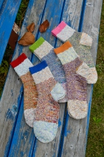 奈良靴下　Autumn Cloud Hemp Socks